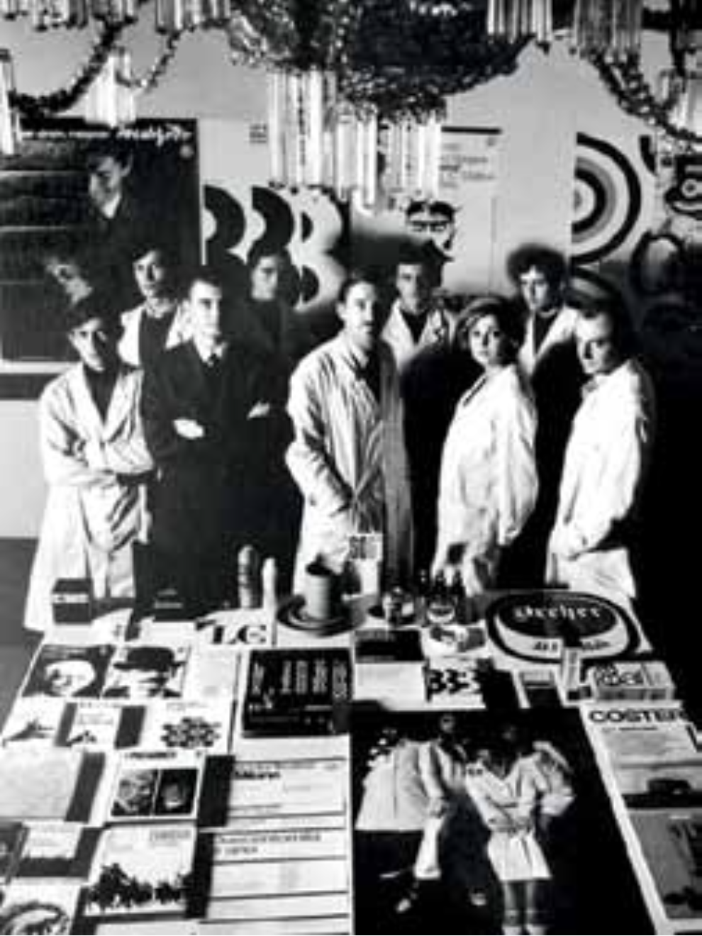 Members of the Unimark International studio, Milan, 1966 Courtesy Rochester Institute of Technology Vignelli Center for Design Archives
